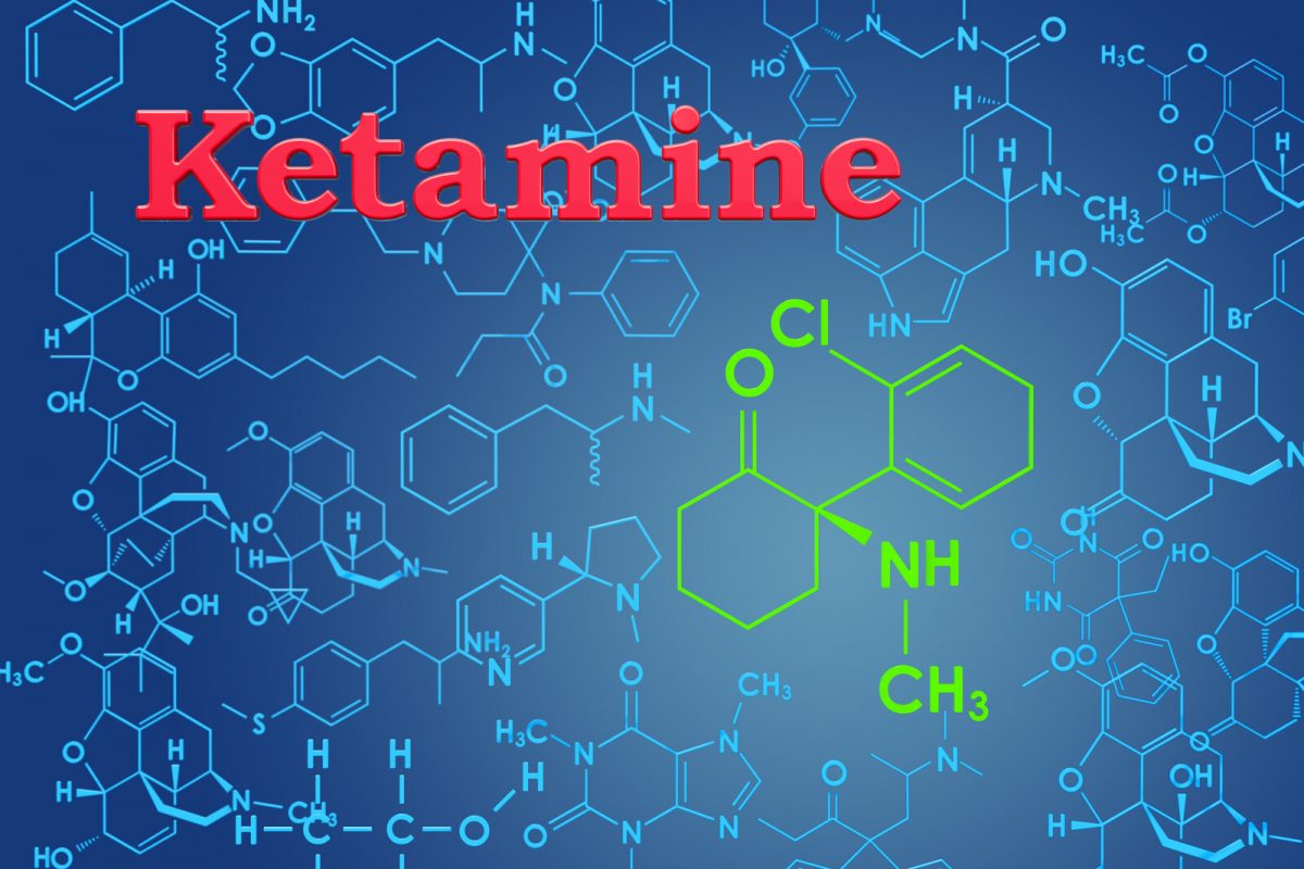 Image depicting chemical structure of ketamine.